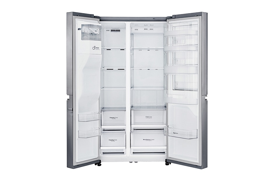 LG 668L Réfrigérateur américain Gris | Door-in-Door | Total No Frost | Compresseur linéaire Inverter, GSJ760PZXV, thumbnail 4